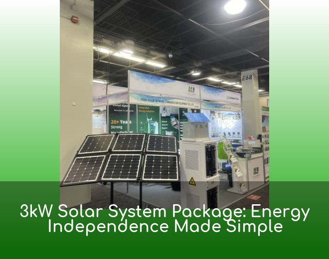 3kW Solar System Package: Energy Independence Made Simple